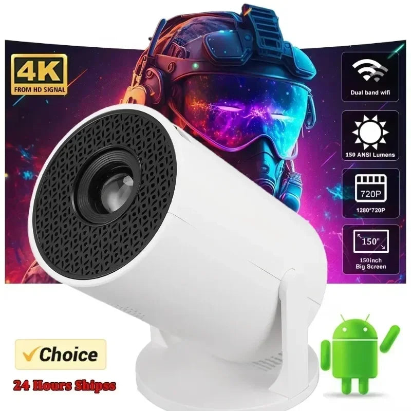 New MIINI HY300 Outdoor portable Projector 4KWifi 1080P 1280*720P HD Home Cinema Video Movies LED Projetor Video Game Projection
