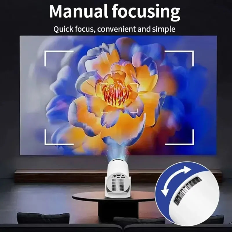 New MIINI HY300 Outdoor portable Projector 4KWifi 1080P 1280*720P HD Home Cinema Video Movies LED Projetor Video Game Projection