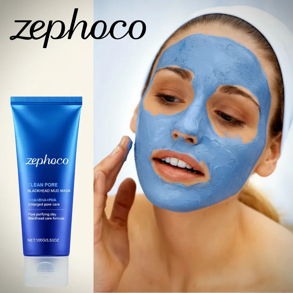 Adiós Puntos Negros: Mascarilla de Barro Azul para Poros Limpios y Piel Radiante