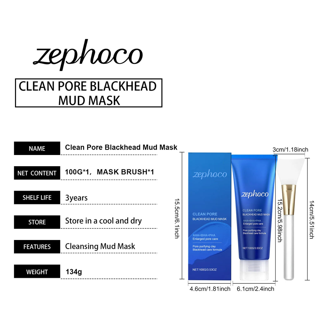 Adiós Puntos Negros: Mascarilla de Barro Azul para Poros Limpios y Piel Radiante