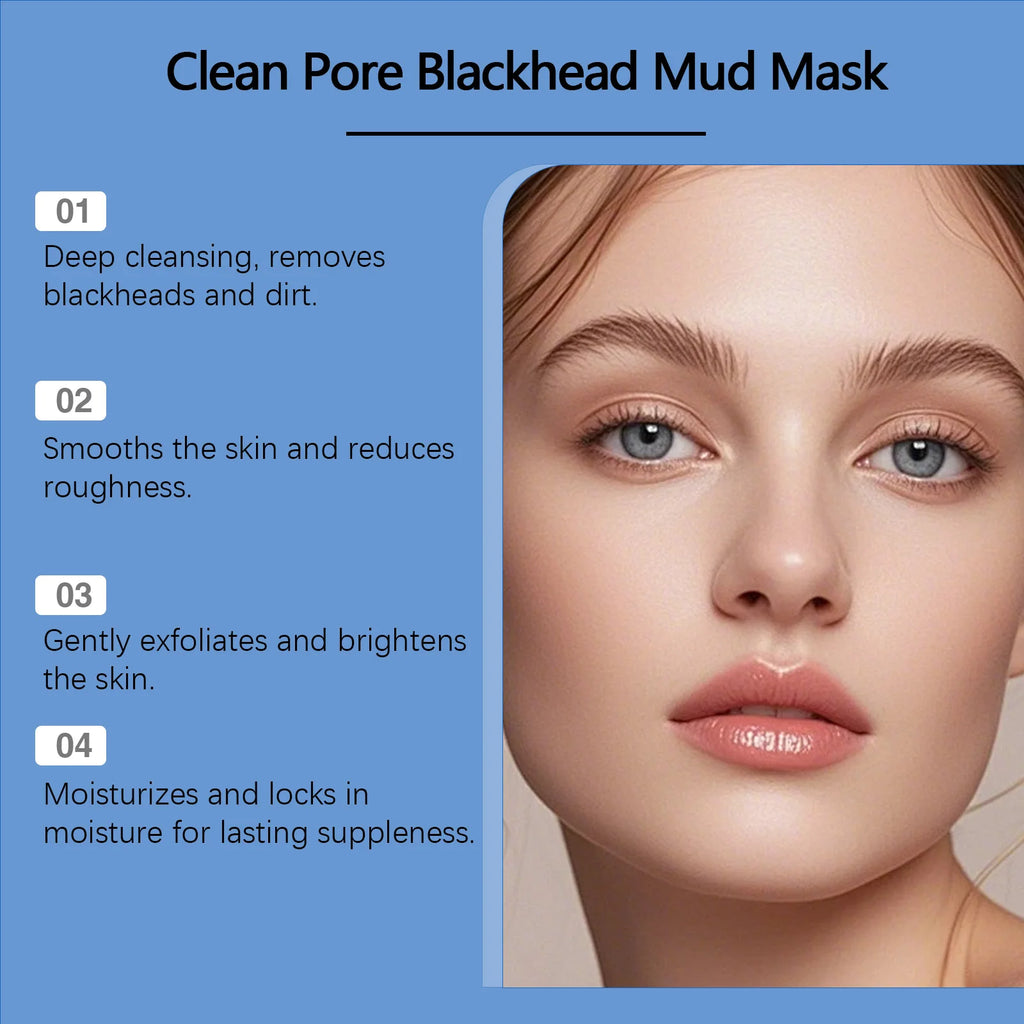 Adiós Puntos Negros: Mascarilla de Barro Azul para Poros Limpios y Piel Radiante
