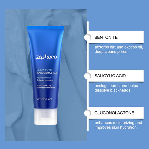 Adiós Puntos Negros: Mascarilla de Barro Azul para Poros Limpios y Piel Radiante